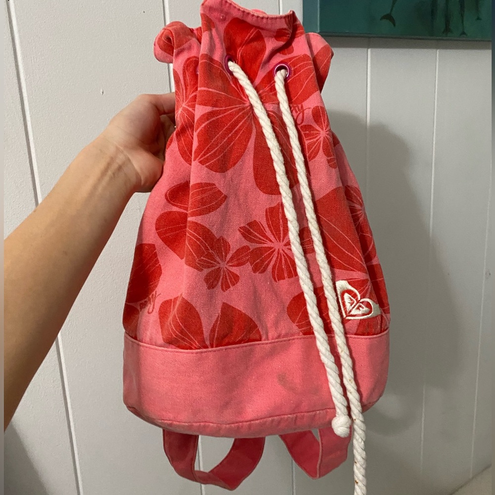 Vintage ROXY drawstring bag